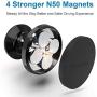 [ 2 Pack ] Magnetic Phone Car Mount, Universal Car Phone Holder for Dashboard, Cell Phone Car Kits, 360° Adjustable Magnet Cell Phone Mount Compatible with Apple iPhone, Samsung Galaxy, pixel and More
