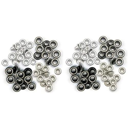 We R Memory Keepers We R Memory Keepers Eyelets Cool Metal, Standard, 60 Piece Pack (2 Pack)
