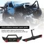 Tbest RC Car Bumper, Metal Front Rear Bumper Spare Parts for SCX10 TRX4 D90 1/10 RC Car