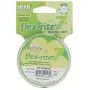 Pearl Silver Flex Rite Beading Stringing Wire .024 Inch 30 Feet Nylon Coated Stainless Steel 7 Strand Tigertail 38.8lb Break Stongest Thickest Pearl Silver Flex Rite Beading Stringing Wire .024 Inch 30 Feet Nylon Coated Stainless Steel 7 Strand Tigertail 38.8lb Break Stongest Thickest