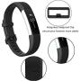 Replacement Bands Compatibe Fitbit Alta HR and Alta Band with Metal Clasp, KOMEI Silicone Accessory Replacement Bands with Clasp for Fitbit Alta HR and alta racelet Sport (Large 12pcs)