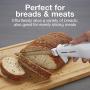 Proctor Silex Easy Slice Electric Knife for Carving Meats, Poultry, Bread, Crafting Foam and More, Lightweight with Contoured Grip, White