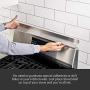 StoveShelf Magnetic Shelf for Kitchen Stove - Kitchen Storage Solution with Zero Installation - Stainless Steel - 30'' Length
