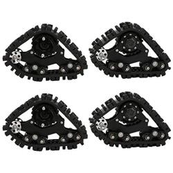 4Pcs Metal Gear Snow Wheel, 1/10 RC Remote Control Snow Tires Metal Gear Standard Main Gear RC Crawler Accessory Part