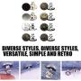 Celendi 8PCS Perfect Fit Button Adjustable Instant Button for Pants, Adds Or Reduces an Inch to Any Pants Waist in Seconds Metal Button Fits to Any The Cowboy Clothing Jackets Pants Bags, 17mm