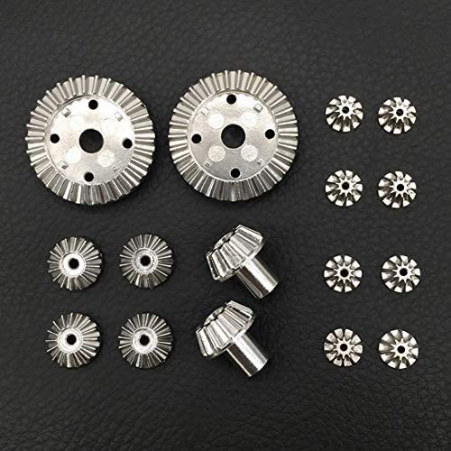 Connoworld Replacement Differential Metal Gear Repair Parts for WLtoys 12428 12423 RC Cars