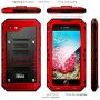 Beasyjoy iPhone 6 Case iPhone 6s Metal Case Waterproof Heavy Duty Screen Military Grade Full Body Tough Durable Metal Cover Drop Proof Shockproof Rugged Defender for Outdoor Red