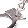 HAZOULEN 3 Pack Kids Play Toy Metal Handcuffs with Key for Swat Police Role Play Kids Party Supplies