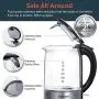 COSORI Electric Kettle Glass Hot Water Boiler & Tea Heater with LED Indicator Inner Lid & Bottom, Auto Shut-Off&Boil-Dry Protection, BPA Free,1.7L, Black COSORI Electric Kettle Glass Hot Water Boiler & Tea Heater with LED Indicator Inner Lid & Bottom, Auto Shut-Off&Boil-Dry Protection, BPA Free,1.7L, Black