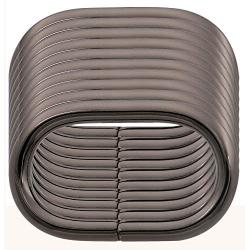 BIKICOCO 1-1/4 Metal Oval Ring Buckle Loops Non Welded for Leather Purse Bags Handbag Straps, Gunmetal - Pack of 10