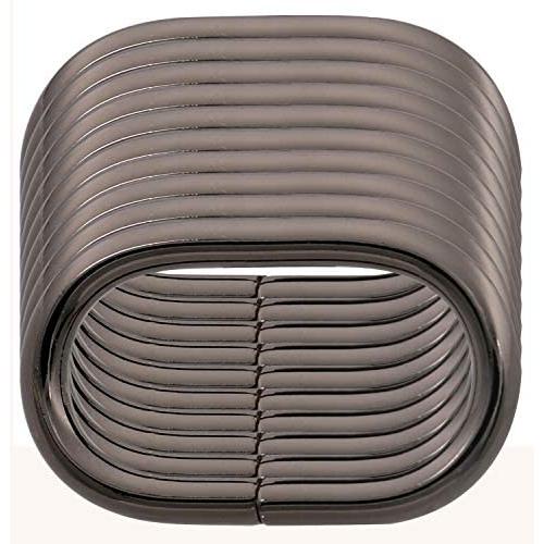 BIKICOCO 1-1/4 Metal Oval Ring Buckle Loops Non Welded for Leather Purse Bags Handbag Straps, Gunmetal - Pack of 10