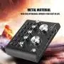 Marhynchus V8 Voice Conversion Digital Sound Card, Mobile Computer Live Sound Card, Metal Shell Black (Bluetooth Version)