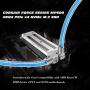 M2 Heatsink M.2 Liquid Cooler, NVMe SSD Liquid Heatsink, Liquid Cooler for NVMe SSDs, Works with PC Computer CPU Water Cooling System, 240mm Water Cooling Radiator (Support M.2 Nvme 2280)