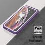 Eonfine for iPhone X Case,for iPhone Xs Case,Built-in Screen Protector Full Body Heavy Duty Shockproof Rugged Cover Skin for iPhone X/Xs 5.8inch (Purple/Clear)