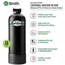 AO Smith Whole House Water Filter System - Carbon Filtration Reduces 97% of Chlorine - NSF Certified - 6yr, 600,000 Gl - AO-WH-Filter