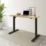 Flexispot Height Adjustable Desk, Electric Sit Stand Desk Home Office Table Standing Desk (42x24 Black+Maple) Flexispot Height Adjustable Desk, Electric Sit Stand Desk Home Office Table Standing Desk (42x24 Black+Maple)