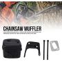 Ita Nest Metal Electric Chainsaw Muffler Kit Chainsaw Parts Accessories Fit for 340/345/346/346XP/350