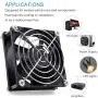 GDSTIME 4500RPM 8cm 80mm x 80mm x 25mm 12v Big Airflow High Speed Dual Ball Bearing Brushless DC Cooling Fan 2 Pin GDSTIME 4500RPM 8cm 80mm x 80mm x 25mm 12v Big Airflow High Speed Dual Ball Bearing Brushless DC Cooling Fan 2 Pin
