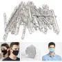 Nose Bridge Strips for Mask, Aluminum Metal Nose Strip, Adjustable Nose Clips Wire for DIY Face Mask Making Accessories for Sewing Crafts,300Pcs