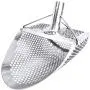 CKG Sand Scoop for Metal Detecting Stainless Steel Shovel for Beach Underwater Treasure Hunting (Large Scoop + Carbon Fiber Handle)