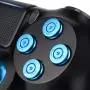 eXtremeRate Blue Metal Buttons for Playstation 4 Controller, Aluminum Analog Thumbsticks & Bullet Buttons & D-pad Replacements Kits for PS4 Slim Pro Controller eXtremeRate Blue Metal Buttons for Playstation 4 Controller, Aluminum Analog Thumbsticks & Bullet Buttons & D-pad Replacements Kits for PS4 Slim Pro Controller
