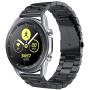 TOROTOP Compatible for Samsung Gear Sport/Galaxy Watch 42mm Band /Galaxy Watch 3 41MM Bands 20mm Replacement Stainless Steel Band /Ticwatch 2 Huawei Watch 2(Black Metal)