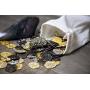 Metal Pirate Coins - 200 Gold and Silver Spanish Doubloon Replicas - Fantasy Metal Coin Pirate Treasure - Gold, Silver, Antique and Rustic Style Finishes by Beverly Oaks