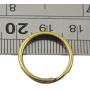LoveinDIY 50 Pcs of 18mm Metal Split Ring Nickel Plated Small Key Chain Ring Part for Connecting Clasps Charms Links and Ornament Crafts