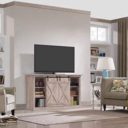 Pamari Wrangler Sliding Barn Door TV Stand, Ashland Pine