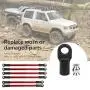 RC Car Pull Rod End, Plastic + Metal Pull Rod End Kit RC Crawler Upgrade Accessory Part