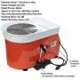 HTTMT- 350W 110V Electric Pottery Wheel Ceramic Machine 25CM Work Clay Art Craft DIY [P/N:ET-TOOL002-350-Red]