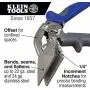 Hand Seamer, Offset Metal Seamer has 3-Inch Jaw, Bends 22 Gauge Steel and 24 Gauge Stainless Klein Tools 86524 Hand Seamer, Offset Metal Seamer has 3-Inch Jaw, Bends 22 Gauge Steel and 24 Gauge Stainless Klein Tools 86524