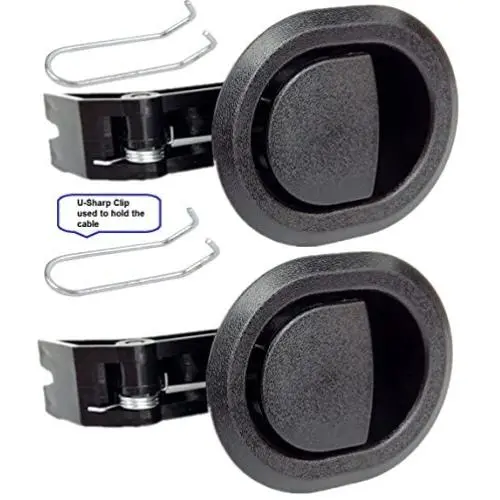 2X Recliner Replacement Parts @ Small Oval Black Plastic Pull Recliner Handle, Flapper Style, Handle Comes with Cable Hook, Packaged with Our own Designed Bag @ Eric & Leon Logo (2) 2X Recliner Replacement Parts @ Small Oval Black Plastic Pull Recliner Handle, Flapper Style, Handle Comes with Cable Hook, Packaged with Our own Designed Bag @ Eric & Leon Logo (2)