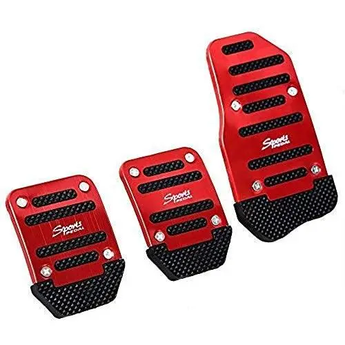 SZSS-CAR 3pcs Nonslip Car Pedal Pads Auto Sports Gas Fuel Petrol Clutch Brake Pad Cover Foot Pedals Rest Plate Kits For MT(Manual Transmission) Car SZSS-CAR 3pcs Nonslip Car Pedal Pads Auto Sports Gas Fuel Petrol Clutch Brake Pad Cover Foot Pedals Rest Plate Kits For MT(Manual Transmission) Car