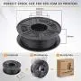 PLA 3D Printer Filament, SUNLU PLA Filament 1.75mm, Dimensional Accuracy +/- 0.02 mm, 1 kg Spool, 1.75mm, PLA Black PLA 3D Printer Filament, SUNLU PLA Filament 1.75mm, Dimensional Accuracy +/- 0.02 mm, 1 kg Spool, 1.75mm, PLA Black
