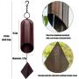 Agirlgle Large Wind Bell Wind Chimes Outdoor Indoor HWMC Heroic Windbell, 24-Inch Garden Wind Chimes for Patio and Terrace - Best Metal Musical Windchime Outdoor and Home Decoration