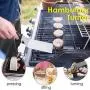 HaSteeL Griddle Accessories, 6-Piece Metal Spatula Set Stainless Steel with Riveted Handle for BBQ Flat Top Grill, Pancake Flipper/Griddle Scraper/Hamburger Turner - Dishwasher Safe HaSteeL Griddle Accessories, 6-Piece Metal Spatula Set Stainless Steel with Riveted Handle for BBQ Flat Top Grill, Pancake Flipper/Griddle Scraper/Hamburger Turner - Dishwasher Safe