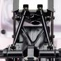 Facibom for Axial SCX24 90081 1/24 RC Crawler Car Upgrade Parts Metal Link Rod Tie Rod Suspension Set AX31613 Accessories