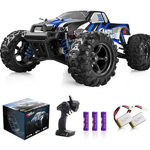 IMDEN Remote Control Car, Terrain RC Cars, Electric Remote Control Off Road Monster Truck, 1:18 Scale 2.4Ghz Radio 4WD Fast 30+ MPH RC Car, with 2 Rechargeable Batteries, Blue IMDEN Remote Control Car, Terrain RC Cars, Electric Remote Control Off Road Monster Truck, 1:18 Scale 2.4Ghz Radio 4WD Fast 30+ MPH RC Car, with 2 Rechargeable Batteries, Blue