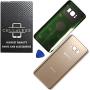 CELL4LESS Replacement Back Glass Cover Back Battery Door w/Pre-Installed Adhesive Samsung Galaxy S8 OEM - All Models G950 All Carriers- 2 Logo - OEM Replacement (Maple Gold)