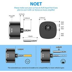 Bluetooth Receiver for Car, Esky Bluetooth 5.0 Hands-Free Car Kits/Bluetooth Aux Car Audio Adapter with Dual 2.4A USB Port Car Charger, Wireless Car Kits Audio Stereo - US Patent No. US 10,272,845 B2