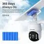 Ankway Solar Security Camera Outdoor with 18000mAh Rechargeable Battery, Wireless Security Camera System, 2.4G WiFi Cam 1080P FHD Color Night Vision, IP65, 2-Way Audio, Pan Tilt, PIR Motion Detection Ankway Solar Security Camera Outdoor with 18000mAh Rechargeable Battery, Wireless Security Camera System, 2.4G WiFi Cam 1080P FHD Color Night Vision, IP65, 2-Way Audio, Pan Tilt, PIR Motion Detection