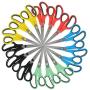 Westcott 8'' Straight Stainless Steel Soft Grip Handle Scissors, Assorted Colors, Pack of 15