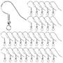 925 Sterling Silver Earring Hooks Hypoallergenic French Wire Hooks Fish Hook Earrings Jewelry Findings Parts DIY Making 40pcs