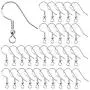925 Sterling Silver Earring Hooks Hypoallergenic French Wire Hooks Fish Hook Earrings Jewelry Findings Parts DIY Making 40pcs 925 Sterling Silver Earring Hooks Hypoallergenic French Wire Hooks Fish Hook Earrings Jewelry Findings Parts DIY Making 40pcs