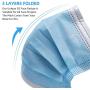 Disposable Medical Face Mask, 3 Layers Breathable Adult Face Cover Masks with Elastic Earloop and Adjustable Metal Nose Wire Clip, for Men Women Seniors Teens 50PCS