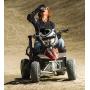 Razor Dirt Quad - 24V Electric 4-Wheeler ATV - Twist-Grip Variable-Speed Acceleration Control, Hand-Operated Disc Brake, 12'' Knobby Air-Filled Tires