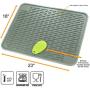 XXL Silicone Dish Drying Mat (Grey)