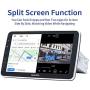 Dasaita 10.2 inch Large Screen Double Din Android 10.0 Car Stereo for Any Vehicle with a Double din Slot Radio with GPS Navigation 4G Ram 64G ROM Built in DSP Dash Kit Meomery Card