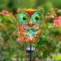 LeiDrail Solar Garden Light Outdoor Decorative Stake Owl Wind Spinner Metal Pathway Lights Solar Powered Yard Decor Waterproof Warm White Landscape Lighting for Lawn Patio Walkway LeiDrail Solar Garden Light Outdoor Decorative Stake Owl Wind Spinner Metal Pathway Lights Solar Powered Yard Decor Waterproof Warm White Landscape Lighting for Lawn Patio Walkway